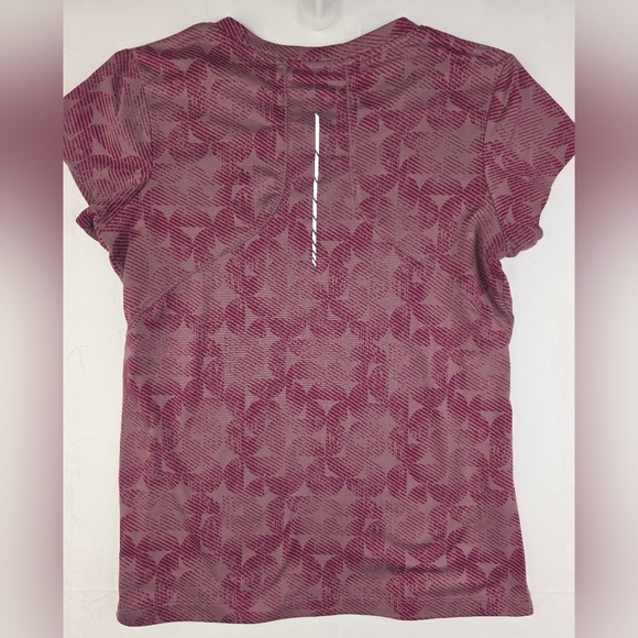 Asics Women's Athletic Short Sleeve T-Shirt Maroon Size Small BV-2475 - Picture 5 of 10